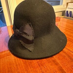 Kate Spade Elegant Black Women's Hat with Bow